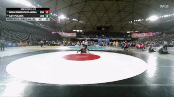 Girls 4A 190 lbs Champ. Round 1 - Nadha Vemmerath-Kulangara, Cascade (Everett) (Girls) vs Iley Puloka, Auburn Riverside (Girls)