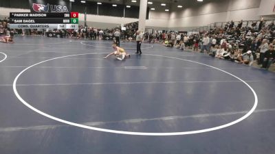 120 lbs Cons. Quarters - Parker Madison, Summit Wrestling Academy vs Sam Dagel, Minnesota