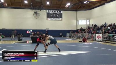 136 lbs Quarterfinal - Alondra Hernandez, Simpson University (CA) vs River Todd, Vanguard