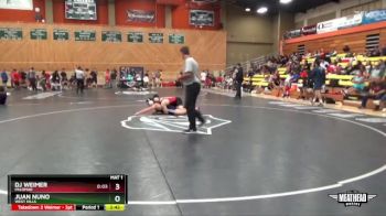 174 lbs Quarterfinal - Juan Nuno, West Hills vs DJ Weimer, Palomar