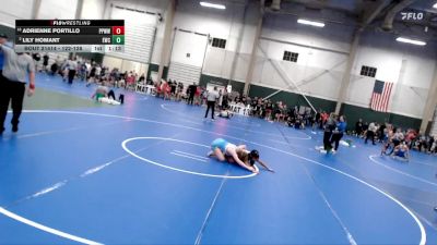 122-128 lbs Champ. Round 1 - Adrienne Portillo, Pikes Peak Warriors Wrestling vs Lily Homant, Eaglecrest Wrestling Club