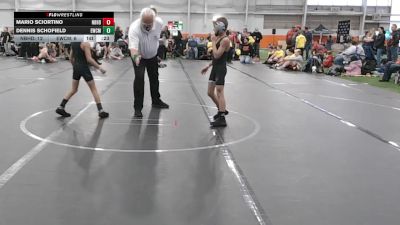 60 lbs Round 1 (6 Team) - Mario Sciortino, Neighborhood Wrestling vs Dennis Schofield, Empyre WC Maroon