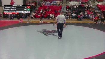 141 lbs Champ. Round 2 - Drew Cooper, Central Methodist vs Adrian Chavez, Avila