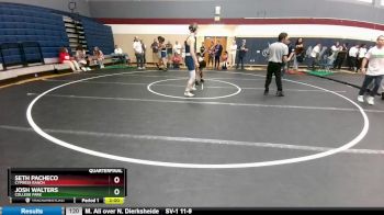 144 lbs Quarterfinal - Josh Walters, College Park vs Seth Pacheco, Cypress Ranch