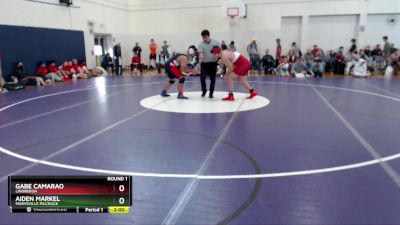 205-214 lbs Round 1 - Gabe Camarao, Lindbergh vs Aiden Markel, Marysville Pilchuck