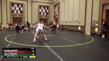 220 lbs Quarterfinals (8 Team) - Bryce Phillips, Team Kong United vs Jacob Navarro, Michigan Mafia