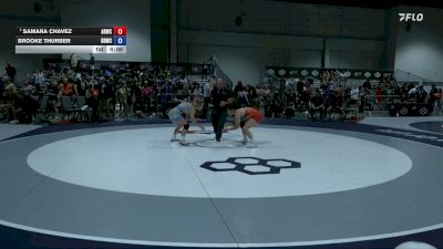 50 kg Champ. Rd Of 16 - Samara Chavez, Army (WCAP) vs Brooke Thurber, Rabid Dawg Wrestling Club