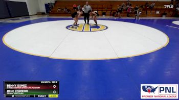 121 B Round 1 - Rene Cordero, Poway Wrestling vs Benny Gomez, Daniel Cormier Wrestling Academy