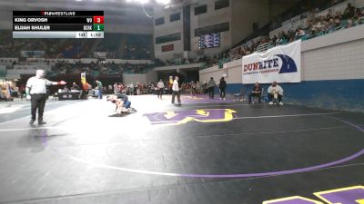 144 lbs Round Of 16 - King Orvosh, West-Oak vs Elijah Shuler, Battery Creek