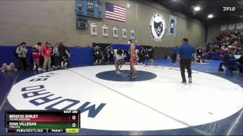 165 lbs Champ. Round 2 - Ivan Villegas, Turlock vs Benicio Smiley, Tulare Western
