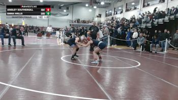 114 lbs Quarterfinal - Ainsley Southergill, Frontier vs Emma Wells, Sandwich