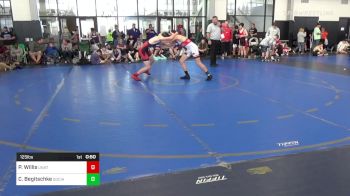 125 lbs Consi Of 8 #2 - Payton Willis, UNATTACHED vs Cooper Begitschke, Social Circle USA Takedown