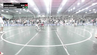 80 lbs Rr Rnd 2 - Rocco Albano, Ruthless Black vs Logan Caravaggio, Iron Faith Wrestling