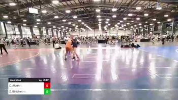 170 lbs Consi Of 16 #1 - Chase Alden, FL vs Zane Birtchet, NC