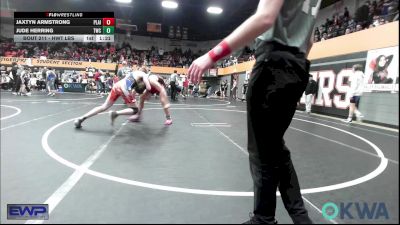 Quarterfinal - Jaxtyn Armstrong, Plainview Youth Wrestling Club vs Jude Herring, Tuttle Wrestling Club