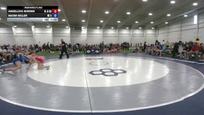 135 lbs Angellaya Burden, Michigan Red vs Naomi Miller, North Dakota Gold