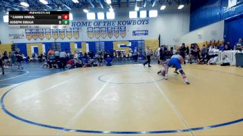150 lbs Cons. Round 4 - Caden Krsul, Jesuit vs Joseph Sibaja, Eagle Empire