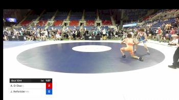 120 lbs Cons 32 #1 - Anthony Orozco-Diaz, Illinois vs Jackson Refsnider, Minnesota