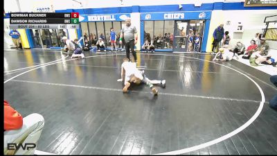 80 lbs 3rd Place - Dawson Richards, Berryhill Wrestling Club vs Bowman Buckner, Berryhill Wrestling Club