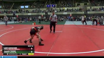 60 lbs Semifinal - Liam Hamacher, Pursuit Wresting Minnesota vs Mason Thome, Immortal Athletics WC