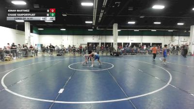 90 lbs Consi Of 16 #1 - Jonah Martinez, IN vs Chase VanPortfliet, MI