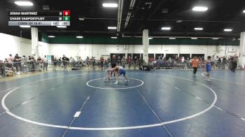 90 lbs Consi Of 16 #1 - Jonah Martinez, IN vs Chase VanPortfliet, MI
