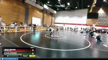 110 lbs Champ. Round 1 - Ethan Haslem, Rocky Mountain Middle School vs Jesse Brown, Greybull MS