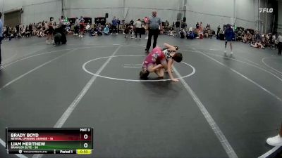 76 lbs Round 2 (4 Team) - Liam Merithew, Brawler Elite vs Brady Boyd, Revival Uprising Orange