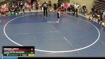 45 lbs Champ. Round 1 - Kreeden Labrum, Uintah Wrestling vs Mateo Reyes-Galdamez, WESTLAKE