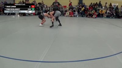 120 lbs Cons. Round 1 - Finn Roslansky, Victory School Of Wrestling vs Trae Lange, St.Charles