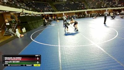 140 lbs Quarterfinal - Taylen Secory, Iowa vs Keagan Alvarez, Big Game Wrestling Club