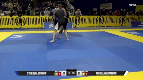 Michael William Ging vs Stone Ezra Goodwin 2025 Pan IBJJF Jiu-Jitsu No-Gi Championship