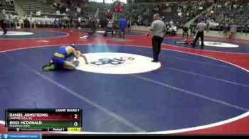 5A 132 lbs Champ. Round 1 - Ross McDonald, Mountain Home vs Daniel Armstrong, Lakeside High, AR