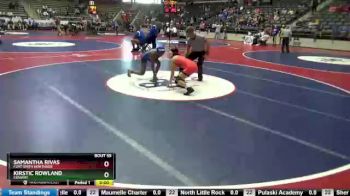 124 lbs Champ. Round 2 - Kirstic Rowland, Conway vs Samantha Rivas, Fort Smith Northside