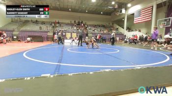 58 lbs Consi Of 4 - Hadley-Glen Smith, Anno Youth Wrestling vs Barrett Vanzant, Bristow Elementary Wrestling Club