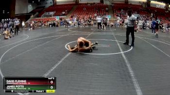 80-84 lbs Round 2 - James Potts, Westshore Wrestling vs David Fleming, Parkersburg Cougars