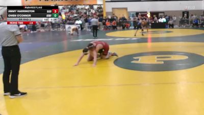 157Black lbs Rr Rnd 2 - Jimmy Harrington, Harvard vs Owen O'Connor, Army West Point