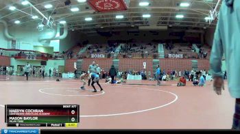 70 lbs 1st Place Match - Mason Baylor, Milan Tribe vs Haedyn Cochran, Contenders Wrestling Academy