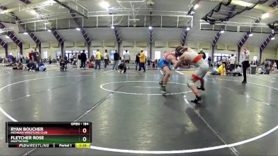 184 lbs Semifinal - Fletcher Rose, Unattached vs Ryan Boucher, Michigan Wrestling Club