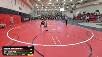 132 lbs Round 2 (4 Team) - Nathan Brandenburg, Castle View vs Sam Burkhart, Rock Canyon