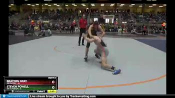 170 lbs Semis & 1st Wrestleback (8 Team) - Steven Powell, 5A Silverton vs Brayden Gray, 5A Crater