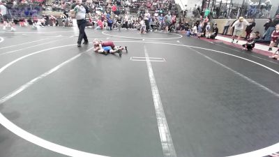 40-43 lbs Rr Rnd 2 - Macie Owen, Perry Wrestling Academy vs Emmalyn Gibson, Wolfpak Wrestling