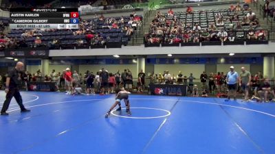 67 lbs Champ. Rd Of 16 - Austin Karlen, Black Flag Wrestling Academy, Inc vs Cameron Gilbert, NOVA Wrestling Club