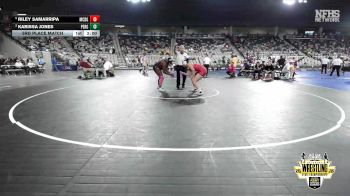 G5A-190 lbs 3rd Place Match - Riley Samarripa, MCLOUD (Girls) vs Karissa Jones, PERRY (Girls)