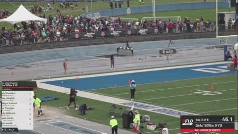 2026 AAU Junior Olympic Games - Youth Girls' 800m, Finals 3 - Age 9