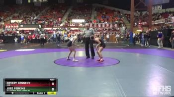 100 lbs Cons. Round 1 - Joee Perkins, St. George-Rock Creek HS vs Devery Kennedy, Erie