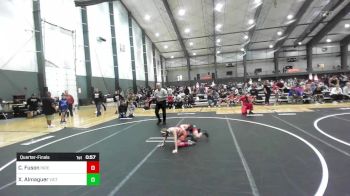 58 lbs Quarterfinal - Carter Fuson, Independent vs Xavier Almaguer, Victory Wrestling-Central WA
