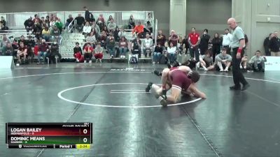 157 lbs Round 1 (16 Team) - Dominic Means, Gannon vs Logan Bailey, Indianapolis