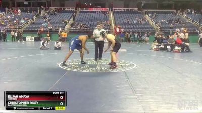 3A 285 lbs Champ. Round 1 - Elijah Amaya, Hibriten vs Christopher Riley, Eastern Guilford