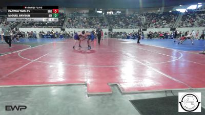 160 lbs Round Of 64 - Easton Tinsley, Bristow vs Miguel Bryson, Hennessey Eagles Jr High